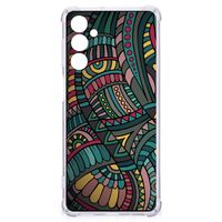 Samsung Galaxy M54 Doorzichtige Silicone Hoesje Aztec - thumbnail