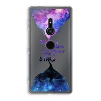 Stars quote: Sony Xperia XZ2 Transparant Hoesje