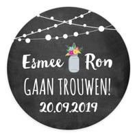 Sluitzegel rond 35mm Krijtbord festival