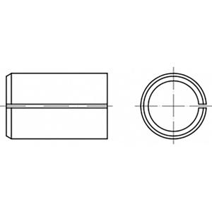 TOOLCRAFT TO-6866523 Spanhulzen Verenstaal 1 stuk(s)