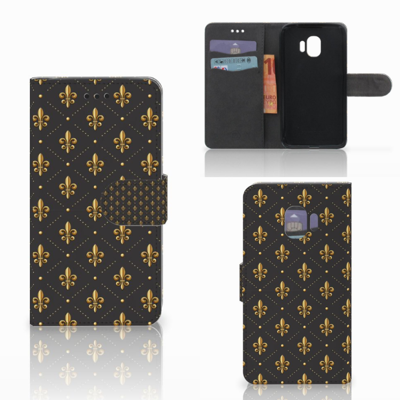 Samsung Galaxy J2 Pro 2018 Telefoon Hoesje Franse Lelie