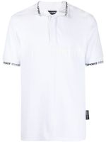 Plein Sport polo à logo imprimé - Blanc