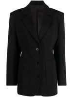 Lanvin blazer à simple boutonnage - Noir