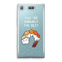 You're Shrimply The Best: Sony Xperia XZ1 Compact Transparant Hoesje - thumbnail