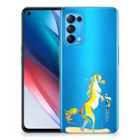 OPPO Find X3 Lite | Reno5 5G Telefoonhoesje met Naam Horse Color