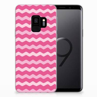 Samsung Galaxy S9 TPU bumper Waves Pink Samsung Galaxy S9 TPU bumper Waves Pink