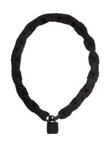 MM6 Maison Margiela collier à pendentif cadenas - Noir