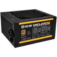 Kolink Enclave 80 Plus Gold PC-voeding, 500 W, modulair, hoge prestaties, stille pc-voeding, voeding, 500 W