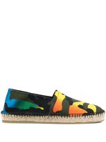 Valentino Garavani espadrilles à imprimé camouflage - Vert - thumbnail