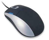 Urban Factory Desktop Silk Mouse USB Optisch 800 DPI - muizen (beide handen, optisch, USB, 800 dpi, zwart)