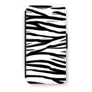 Zebra pattern: iPhone 8 Plus Flip Hoesje