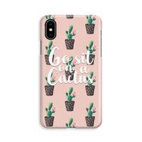 Cactus quote: iPhone Xs Volledig Geprint Hoesje - thumbnail