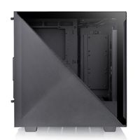 Thermaltake Divider 300 TG Air Black Midi-tower PC-behuizing Zwart 2 voorgeïnstalleerde ventilators, Zijvenster, Stoffilter - thumbnail