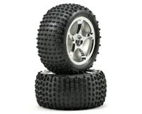 Tires & wheels, assembled (Tracer 2.2" chrome wheels, Alias 2.2" tires) (2) (Bandit rear, soft compound with foam inserts) - thumbnail