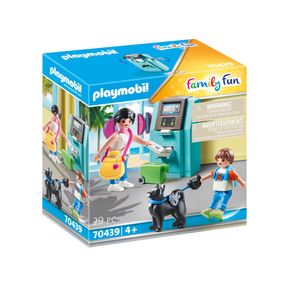 PLAYMOBIL PLAYMOBIL Family Fun Vakantiegangers met geldautomaat