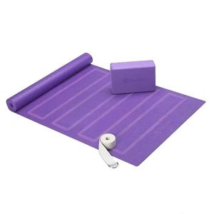 Yoga set - Gaiam Beginners kit - Paars