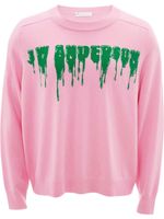 JW Anderson pull à logo Slime - Rose