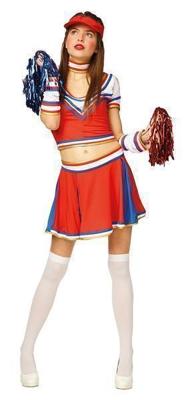 Cheerleader outfit dames 5-delig