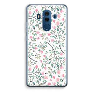 Sierlijke bloemen: Huawei Mate 10 Pro Transparant Hoesje