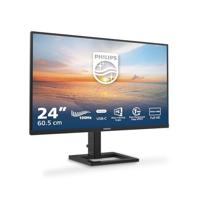 PHILIPS 24E1N1300A - 24 inch FHD-monitor, 100Hz, IP's, 1ms, USB-C stroomafgifte, luidsprekers, flikkervrij, LowBlue-modus (1920 x 1080, 250 cd/m², HDMI 1.4/USB-C)