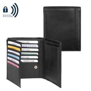 dR Amsterdam 67-Series Portefeuille RFID Zwart