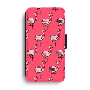 Flamingo: iPhone XS Max Flip Hoesje