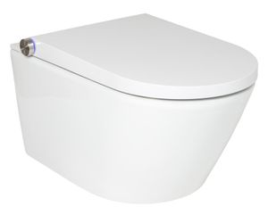 Rapowash douche wc luxe wit randloos toilet met bidetsproeier