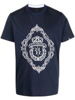 Billionaire t-shirt à logo brodé - Bleu