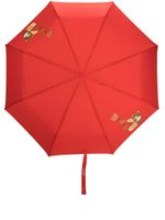 Moschino parapluie compact à motif Teddy Bear - Rouge