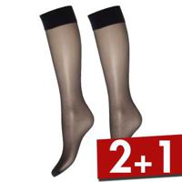 Decoy 2 stuks Soft Lux 15 DEN Knee-high Socks