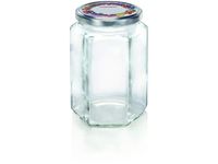 Leifheit 3211 Jampot Zeshoekig 770ml Glas/Zilver (set van 3 stuks) - thumbnail