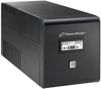 PowerWalker VI 1000 LCD 1 kVA 600 W 4 AC-uitgang(en) - thumbnail