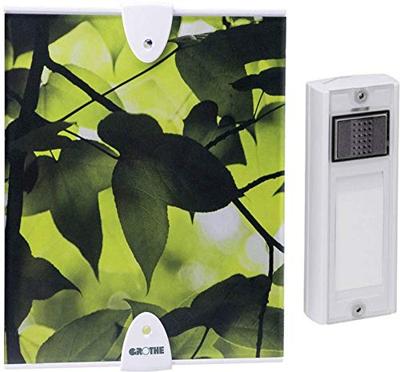 Grothe 43410 draadloze gong complete set met flitslicht