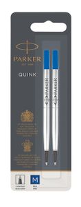 Rollerpenvulling Parker Quink blauw medium