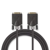 Nedis DVI-D kabel (24+1-pins, DVI-D stekker)