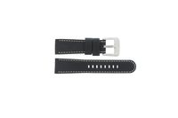 Horlogeband Danish Design IQ13Q712 Leder Zwart 20mm - thumbnail