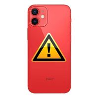 iPhone 12 mini Batterij Cover Reparatie - incl. frame - Rood - thumbnail