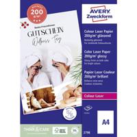 Avery-Zweckform Premium Laser Papier hochglänzend 2798 Laserprintpapier DIN A4 200 g/m² 100 vellen Wit