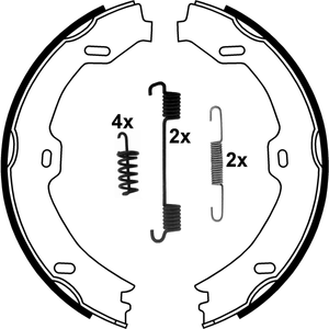 Remschoenset, parkeerrem ATE, u.a. für Mercedes-Benz