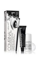 Wenkbrauwen wimperverf kit zwart - thumbnail