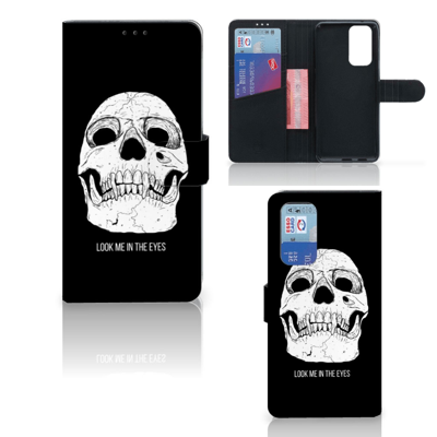 Telefoonhoesje met Naam OnePlus 9 Pro Skull Eyes Telefoonhoesje met Naam OnePlus 9 Pro Skull Eyes