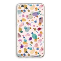 Terrazzo Memphis Pink: Huawei Ascend P8 Lite (2017) Transparant Hoesje - thumbnail