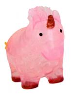 Jonotoys stressbal eenhoorn 10 cm roze