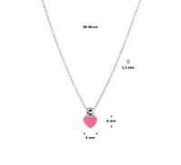 TFT Zilveren Ketting Hart 1,2 mm x 36-38 cm - thumbnail