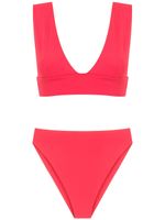 Isolda bikini Vermelho à taille haute - Rouge