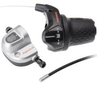 Shimano Nexus SL-3S42E Draaiversteller met Kabels & Clickbox 3S Zwart