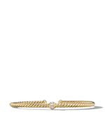 David Yurman bracelet Cable en or 18ct pavé de diamants