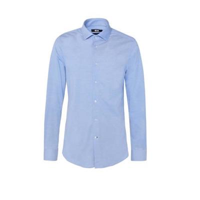 WE Fashion slim fit overhemd light blue