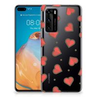 Huawei P40 TPU bumper Hearts - thumbnail