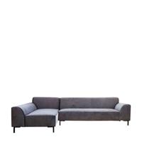 4X6 SOFA hoekbank links X1 velours